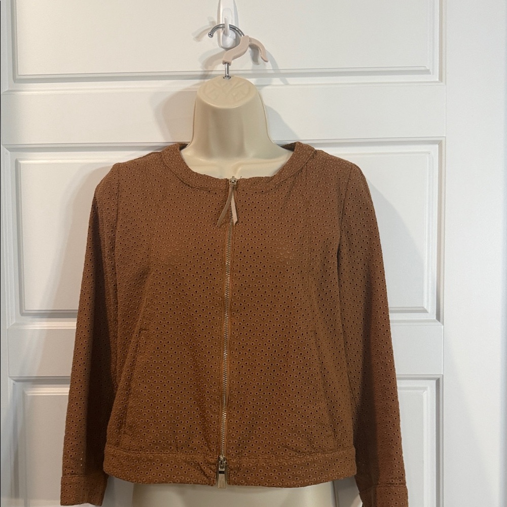 Marella cropper eyelit zip up jacket small
